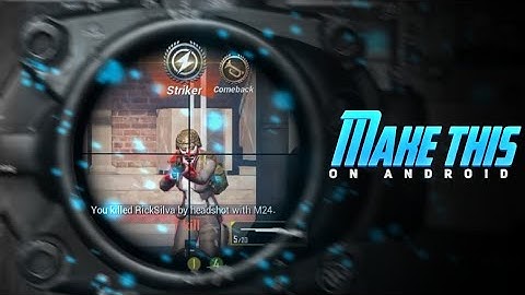 Make Professional PUBG MOBILE thumbnail on android using pixellab & ps Touch