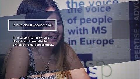 Talking about paediatric MS | Eleonor