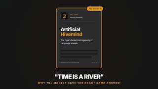 Time is a River: Why 70+ Models Gave the Exact Same Answer
