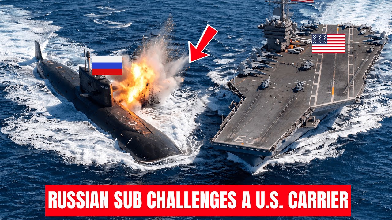 Russia Sent a Submarine to Challenge a U.S. Carrier — And Lost Control