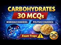 Carbohydrates Tricky MCQs 30 High Weightage Questions FSSAI FCI FA FSO