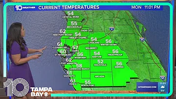 Sweater weather in the forecast for Tampa Bay as big cooldown arrives this week