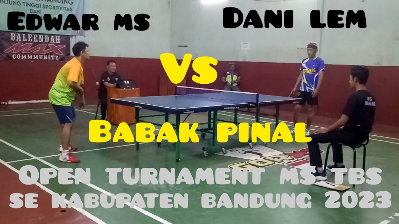Babak pinal turnament MS TBS tahun 2023 di GOR MS