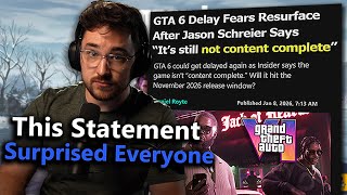 Why One Comment Sparked Fears Of Another Gta 6 Delay...