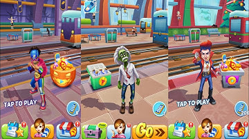 Subway Princess Runner Game : 3 CHARACTERS Run - Strong,Frank,Vampire | Fun Android/iOS Gameplay HD