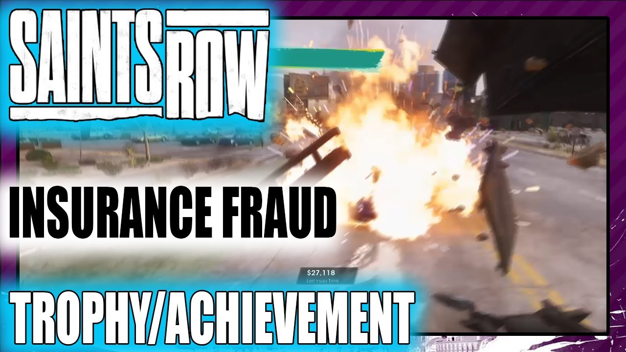 Saints Row - Insurance Fraud Easy Method - YouTube
