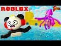 GIANT SQUID IS GONNA EAT ME IN ROBLOX ! Escape the Submarine and Escape the Jungle with Combo Panda