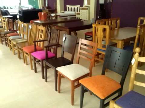 Sillas, mesas y taburetes para hosteleria. ginetom youtube