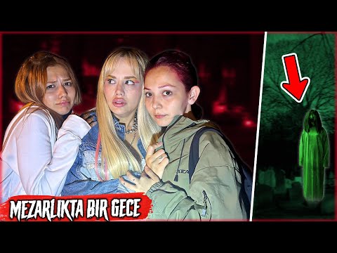 GECE MEZARLIKTA KALMAK! | Gamze Karta