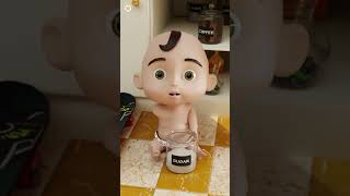 Jhony Jhony Yes Papa Funny 3D Animated Kids Short Baby & Grandpa Song