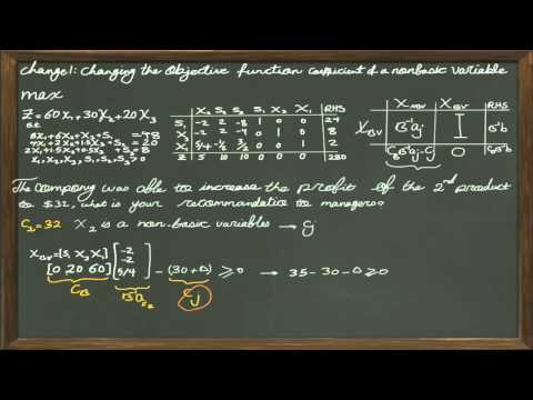Video: Ano ang objective function coefficient?