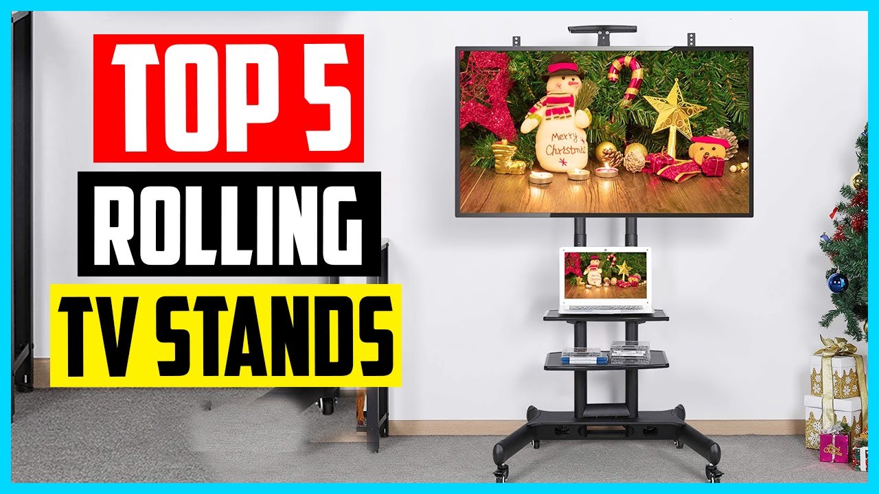 ✅ Top 5 Best Rolling TV Stands For Flat Screen In 2022