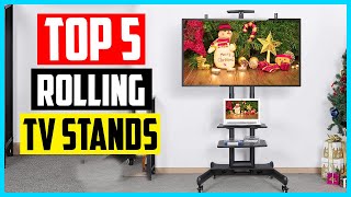 ✅ Top 5 Best Rolling TV Stands For Flat Screen In 2026