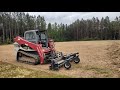 Using The Rukus Rake To Clean Up A New Horse Pasture