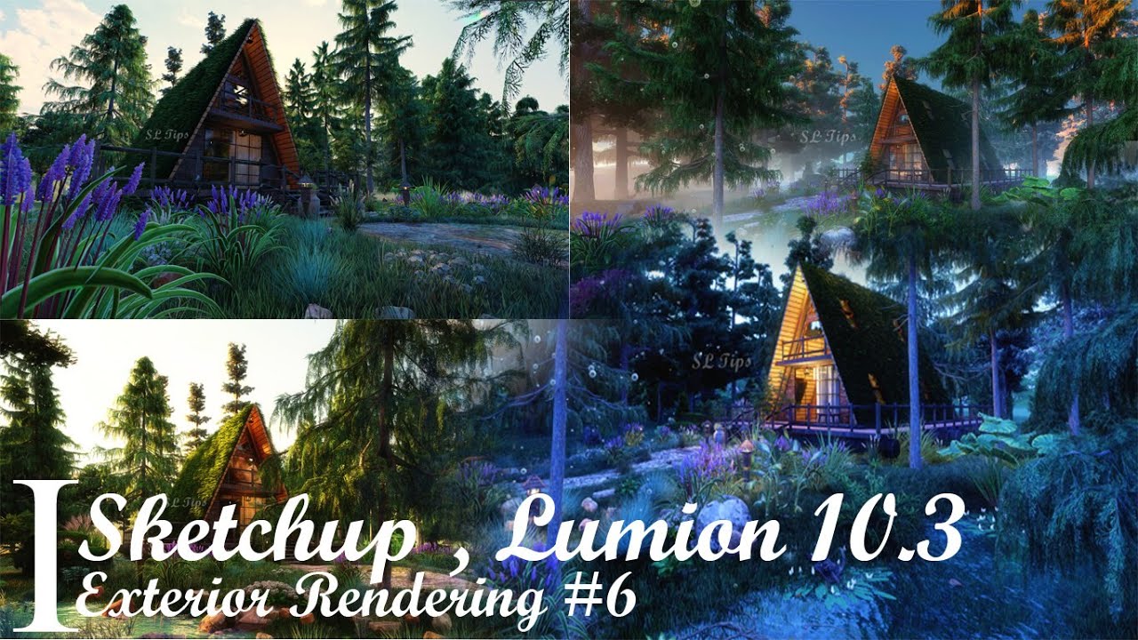 Sketchup V ray Lumion - Exterior Render #6 - YouTube