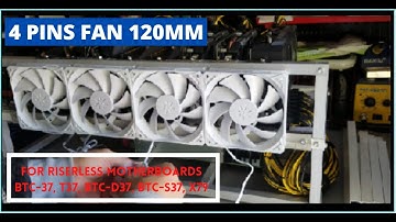 BTC-37, T37, BTC-D37, BTC-S37, X79 - PWM 4 PINS FAN