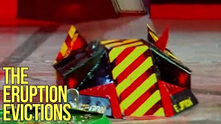 The Eruption Evictions | Robot Wars Clips