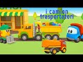 Leo il camioncino curioso e i suoi amici i Camion Trasportatori - Cartoni animati per bambini