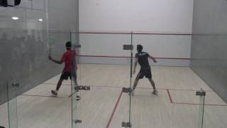 SQUASH US 2016 JORGE GOMEZ VS RAGHAVAN 3 SET