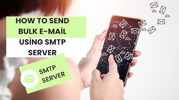How to send bulk e-mail using SMTP server