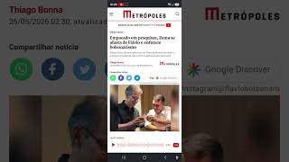 FLÁVIO BOLSONARO É O ÚNICO CANDIDATO VIÁVEL PARA DISPUTAR COM LULA, SE O SISTEMA PERMITIR..