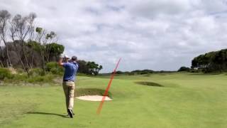 17th Hole Peter Whittle 2nd Shot The Links Kennedy Bay