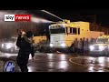 N Ireland: Water cannon deployed as Biden calls for calm