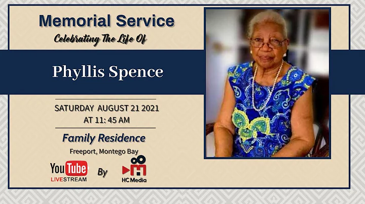Memorial Service for Phyllis Spence