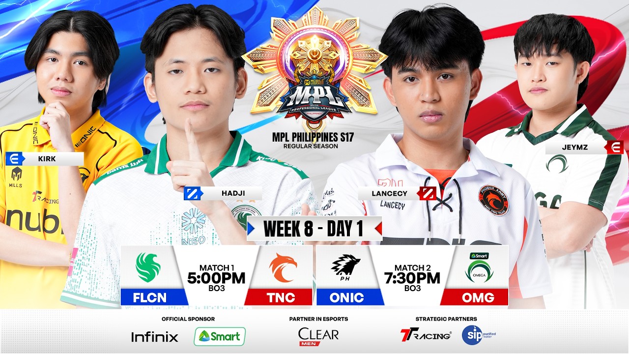 🔴 LIVE | MPL PH S17 | FILIPINO - Week 8 Day 1