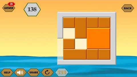 River Crossing IQ Logic 33 l Remove the Orange Square Block