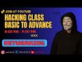 🔥 LIVE Ethical Hacking Class – From Basics to Advance! 🔥( Networking )
