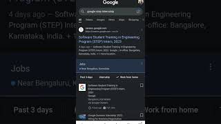 Google STEP Internship 2023