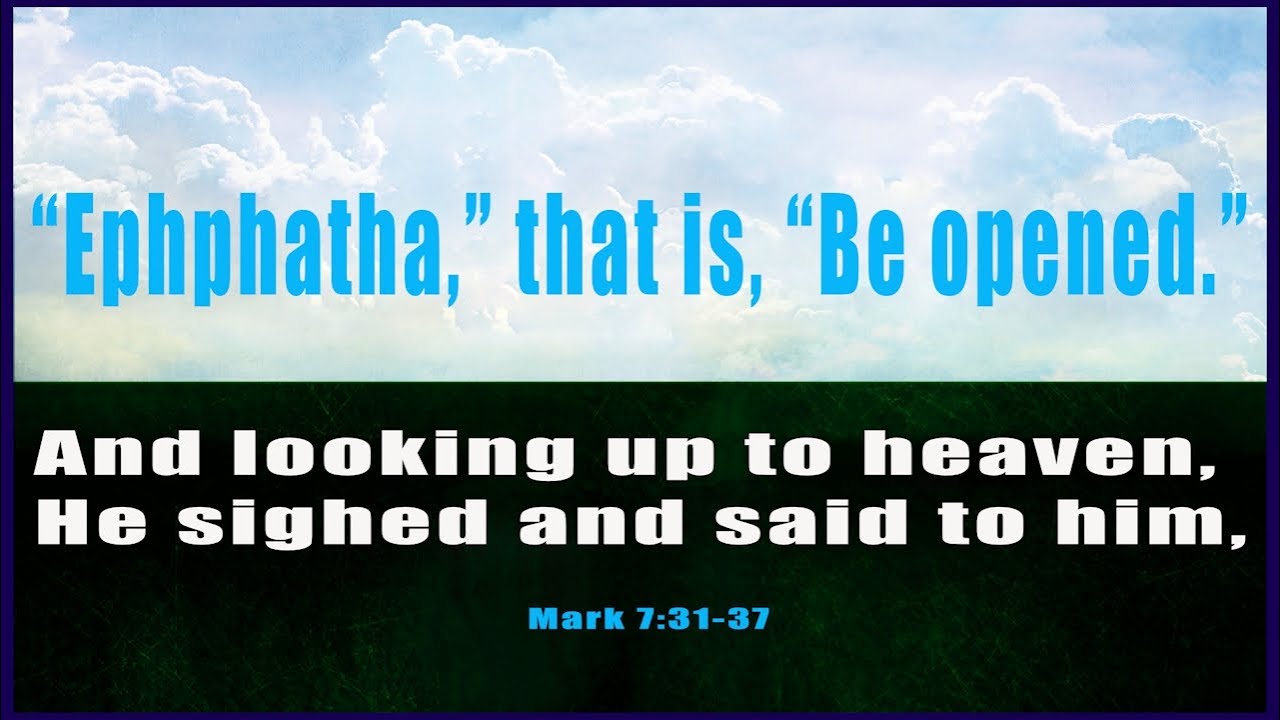 “Mission of Mercy” Mark 7:31-37, James 2:14 - YouTube