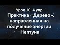 Урок 10. 4 упр.  Практика «Дерево»,направленная на получение энергии Нептуна