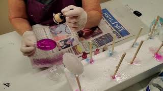 Making Tiffany style Christmas ornaments