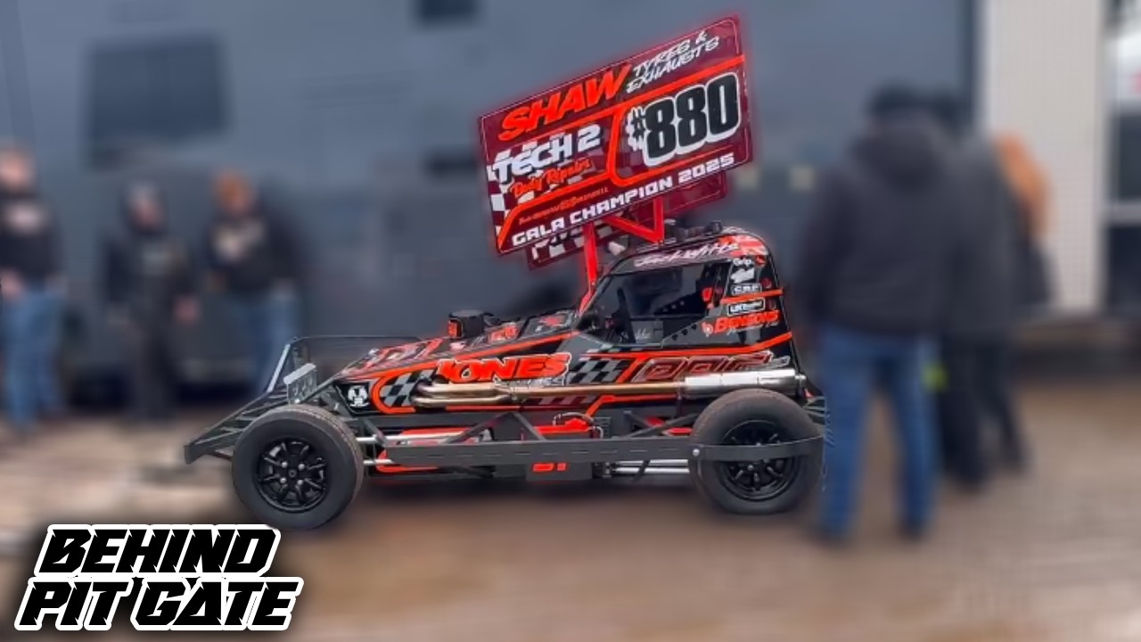 Behind Pit Gate - BriSCA F2 Stock Cars (Kings Lynn - 2026 Season Opener 28/02/26)