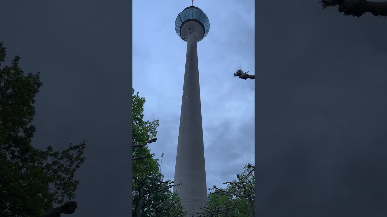 🌇 Exploring the iconic Rhine Tower and amazing atmosphere around it!  