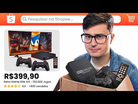 COMPREI o GAME BOX mais VENDIDO da SHOPEE