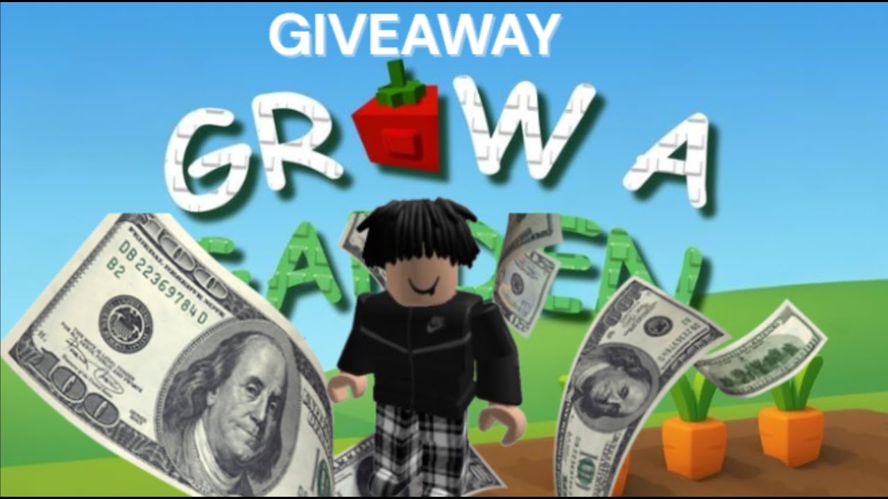 GROW A GARDEN GIVEAWAY LIVE | 500q PER PERSON #GROWAGARDEN - YouTube