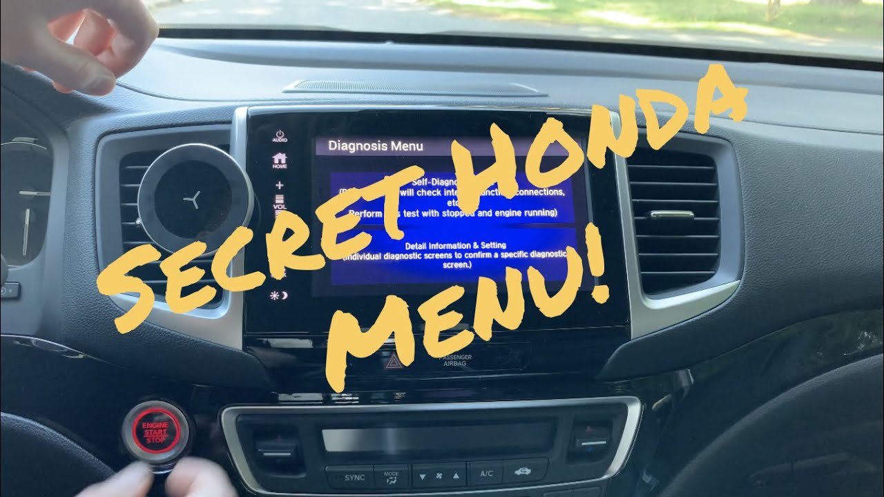 How To Disable The Distracted Driver Setting Secret Honda Menu! | 4K Honda Ridgeline Hack