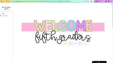 Google Sites - Hide Pages