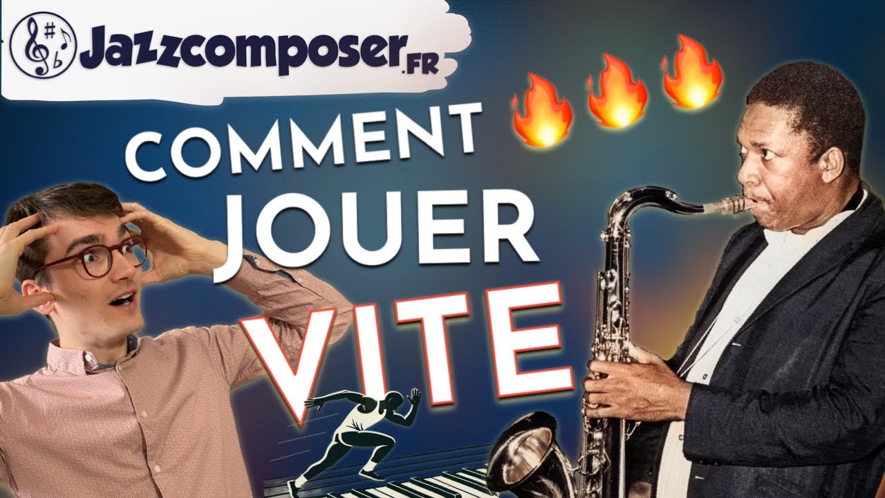 Comment improviser sur un tempo rapide/débit rapide en jazz | Analyse solo John Coltrane Giant Steps