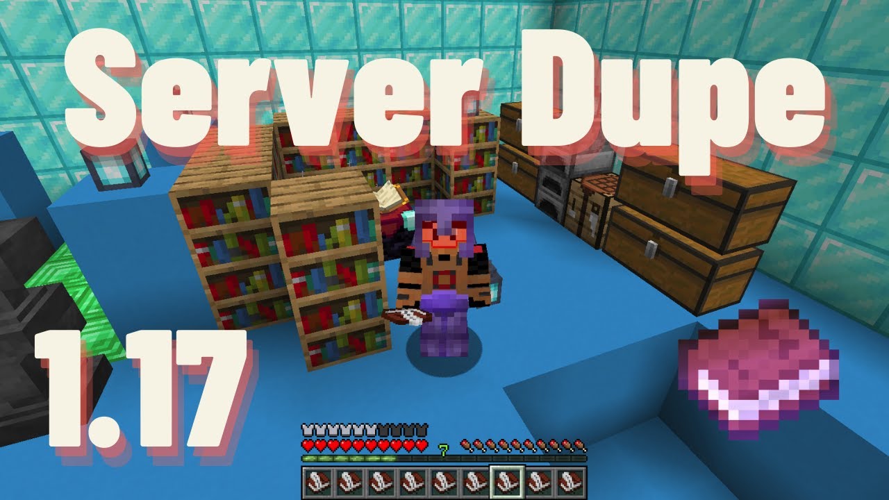 Duplicate Items on Servers Using the Book Duplication Glitch in