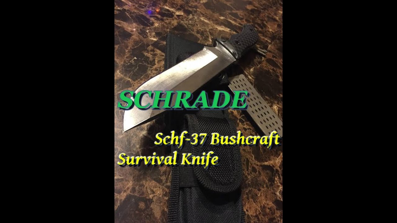 Schrade SCHF-37 Bushcraft Survival Knife-Urban NorthWest