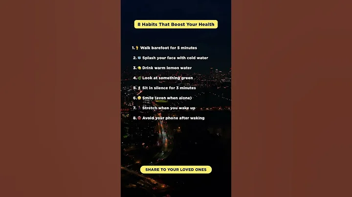 🌿 8 Habits That Boost Your Health Naturally 🌿