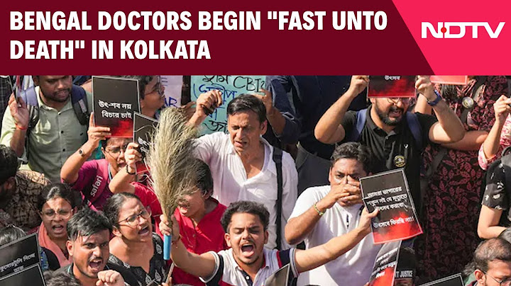 Kolkata Doctors Protest | RG Kar Horror: Bengal Doctors Begin "Fast Unto Death" In Kolkata