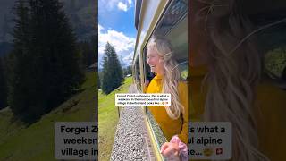 Do t miss this town in Switzerland🤩🇨🇭 @HotelMurrenPalace