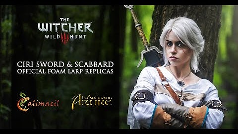 CALIMACIL CIRI SWORD FOAM REPLICA & ITS SCABBARD BY LES ARTISANS D