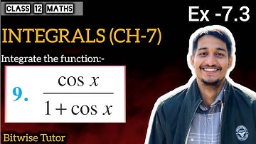 Ex 7.3 class 12 maths q9 | Ex 7.3 q9 class 12 | Question 9 exercise 7.3 Class 12