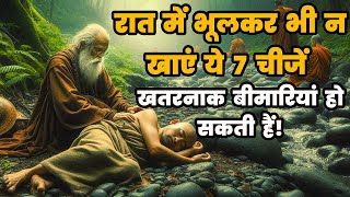 रात में भूलकर भी न खाएं ये 7 चीजें खतरनाक बीमारियां|Buddhist Story On Never Eat These Foods At Night